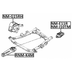 Mounting Engine - FEBEST NMG15RH
