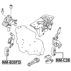 Mounting Engine - FEBEST NMB30FD
