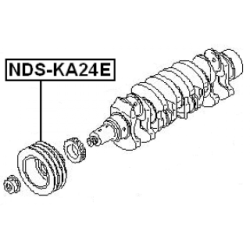 Belt Pulley Crankshaft - FEBEST NDSKA24E