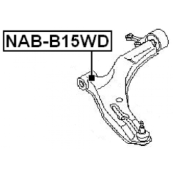 Mounting Control Trailing Arm - FEBEST NABB15WD
