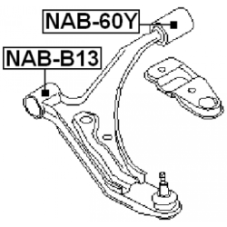Mounting Control Trailing Arm - FEBEST NABB13