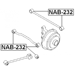 Mounting Control Trailing Arm - FEBEST NAB232