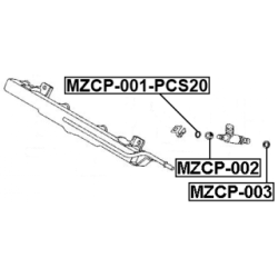 Seal Ring Injector - FEBEST MZCP001PCS20