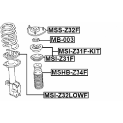 Spring Seat - FEBEST MSIZ31FKIT