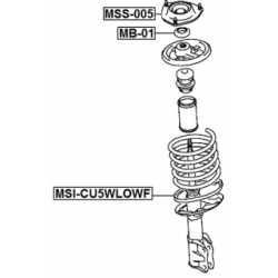 Spring Seat - FEBEST MSICU5WLOWF
