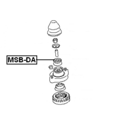 Spacer Bush Shock Absorber - FEBEST MSBDA