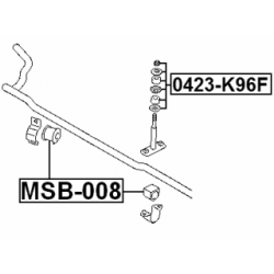 Mounting Stabiliser Bar - FEBEST MSB008