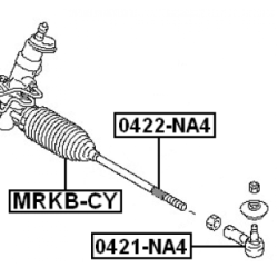 Bellow Steering - FEBEST MRKBCY