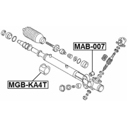 Mounting Steering Gear - FEBEST MGBKA4T
