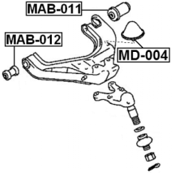 Rubber Buffer Suspension - FEBEST MD004