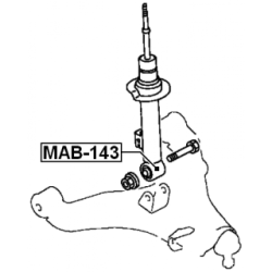 Bush Shock Absorber - FEBEST MAB143