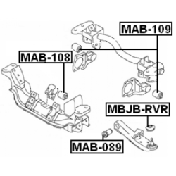 Mounting Differential - FEBEST MAB109