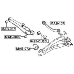 Mounting Control Trailing Arm - FEBEST MAB088Z