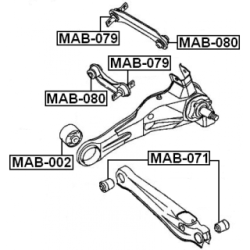 Mounting Control Trailing Arm - FEBEST MAB071