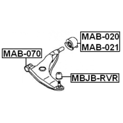 Mounting Control Trailing Arm - FEBEST MAB020