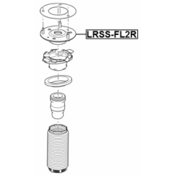 Suspension Strut Support Mount - FEBEST LRSSFL2R