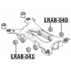 Bushing Axle Beam - FEBEST LRAB040