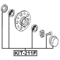 Wheel Bearing Kit - FEBEST KIT211F