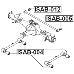 Mounting Control Trailing Arm - FEBEST ISAB004