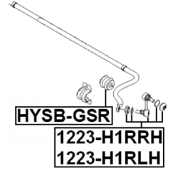 Mounting Control Trailing Arm - FEBEST HYSBGSR