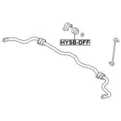 Mounting Stabiliser Bar - FEBEST HYSBDFF