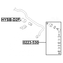 Mounting Stabiliser Bar - FEBEST HYSBD2F