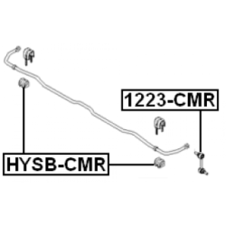 Mounting Stabiliser Bar - FEBEST HYSBCMR