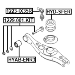 Rubber Buffer Suspension - FEBEST HYDSFER