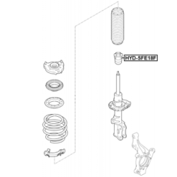 Rubber Buffer Suspension - FEBEST HYDSFE18F