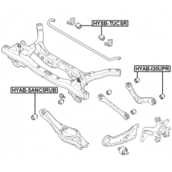 Mounting Control Trailing Arm - FEBEST HYABI30UPR