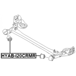 Bushing Axle Beam - FEBEST HYABI20CRMR