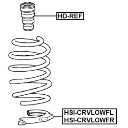 Spring Seat - FEBEST HSICRVLOWFL