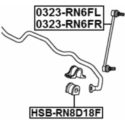 Mounting Stabiliser Bar - FEBEST HSBRN8D18F
