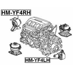 Mounting Engine - FEBEST HMYF4RH