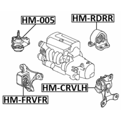 Mounting Engine - FEBEST HMRDRR