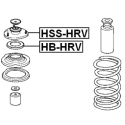 Rolling Bearing Suspension Strut Support Mount - FEBEST HBHRV
