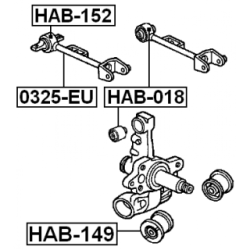 Mounting Control Trailing Arm - FEBEST HAB149