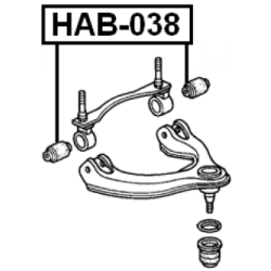 Mounting Control Trailing Arm - FEBEST HAB038