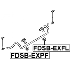 Mounting Stabiliser Bar - FEBEST FDSBEXFL