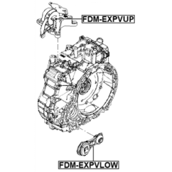 Mounting Automatic Transmission - FEBEST FDMEXPVLOW