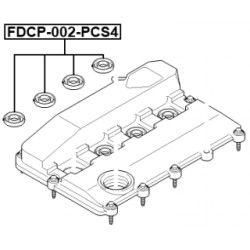 Seal Ring Nozzle Holder - FEBEST FDCP002PCS4