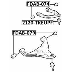Mounting Control Trailing Arm - FEBEST FDAB074