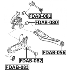 Mounting Control Trailing Arm - FEBEST FDAB056