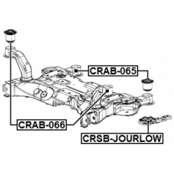 Bushing Axle Beam - FEBEST CRSBJOURLOW