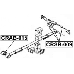 Bushing Leaf Spring - FEBEST CRSB009