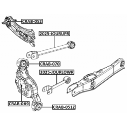 Mounting Control Trailing Arm - FEBEST CRAB070