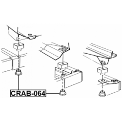 Bushing Axle Beam - FEBEST CRAB064