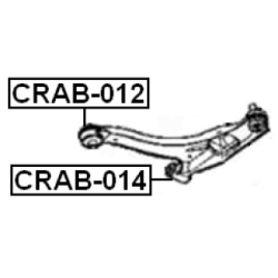 Mounting Control Trailing Arm - FEBEST CRAB012