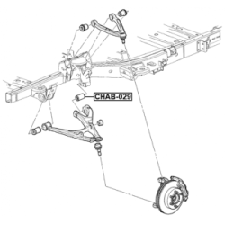 Mounting Control Trailing Arm - FEBEST CHAB029