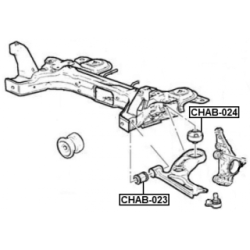 Mounting Control Trailing Arm - FEBEST CHAB024